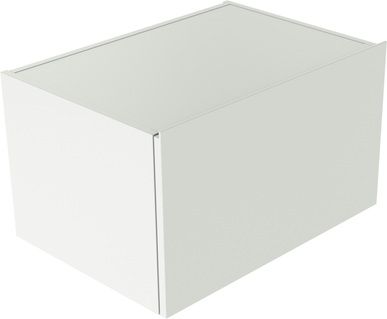 Balmani Studio hängender Waschbeckenunterschrank: 70 x 50 cm, Weiß matt, 2 Schubladen