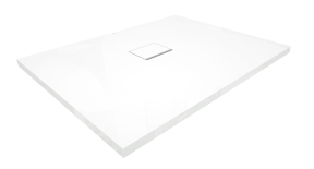 Villeroy & Boch Squaro Infinity Duschwanne: 120 x 90 cm, Quaryl, Weiß matt