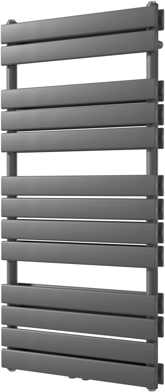 Vipera Vulcan sèche-serviettes double 60 x 123 cm chauffage électrique gris anthracite raccordements latéral et central possibles 1.256W, résistance incluse