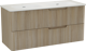 Linie Curvo badkamermeubel met Baro Curvo wastafel