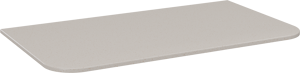 Storke Tavola Soft tablette simple solid surface beige granite 80 x 46 cm