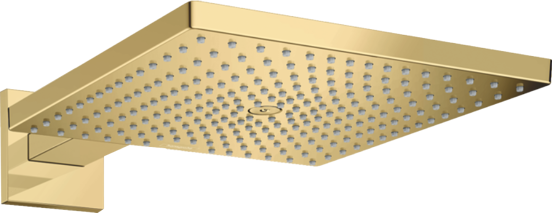 Hansgrohe Raindance standard quadratische kopfdusche Regen-Duschkopf Ø30cm Glänzendes Gold