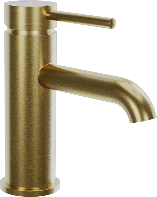 Blaufoss Round EcoStart robinet de lavabo standard or brossé