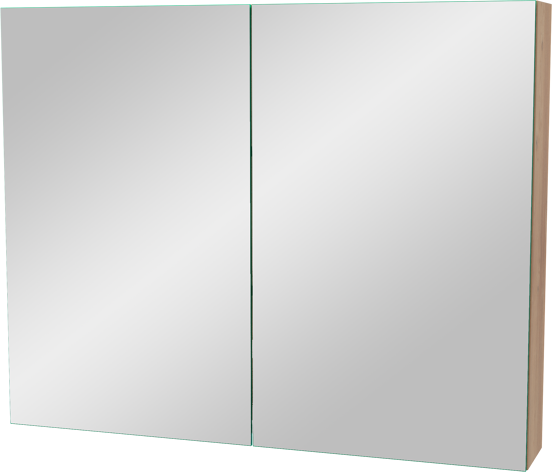 Storke Reflecta spiegelkast 95 x 75 cm ruwe eik