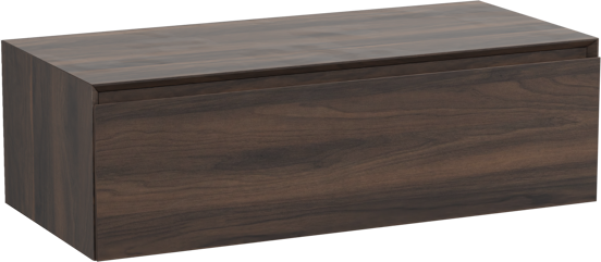 Storke Edge Modulo meuble sous-vasque suspendu 105 x 48 cm noyer 1 tiroir