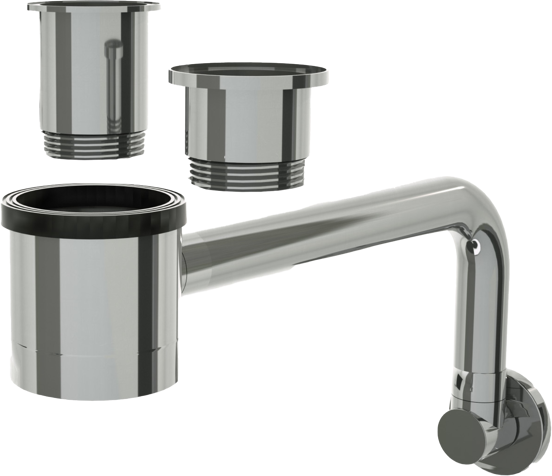 Santeg Styledrain UN/UP-X chrome 5/4"- 32 mm