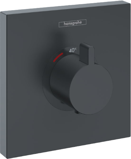 Hansgrohe Showerselect Highflow Unterputz-Duschthermostat Schwarz matt