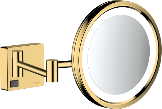 Hansgrohe AddStoris Miroir grossissant or brillant