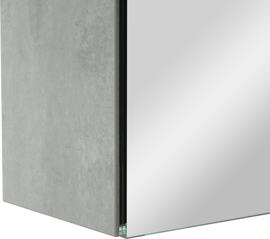 Storke Reflecta spiegelkast 100 x 75 cm beton donkergrijs