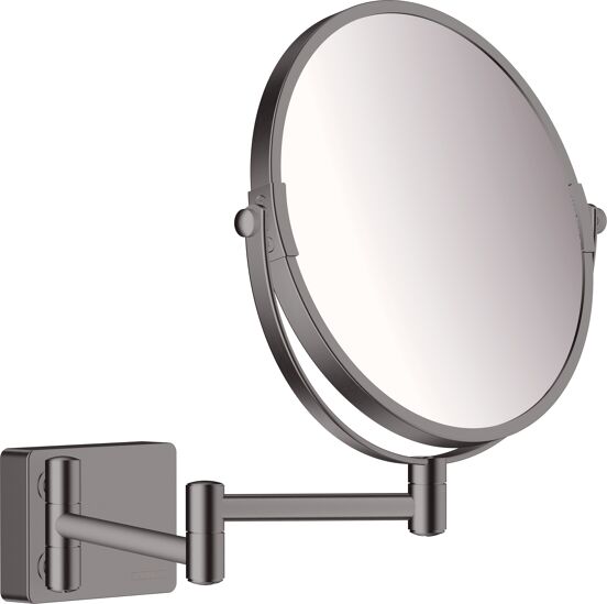 Hansgrohe AddStoris Kosmetikspiegel mit Vergrößerung brushed black chrome