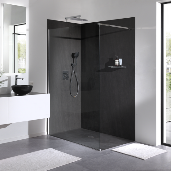 Blaufoss Smartbox Softline thermostat de douche encastré 2 fonctions chrome brillant incl élément intégré