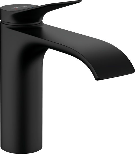 Hansgrohe Vivenis 110 robinet de lavabo bas noir mat