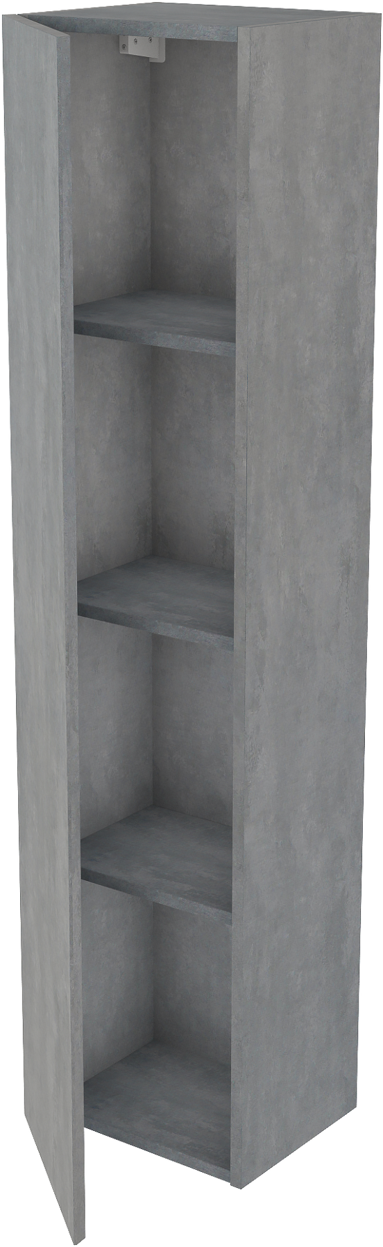 Storke Edge Modulo colonne salle de bains suspendue béton gris foncé 35 x 25 x 150 cm