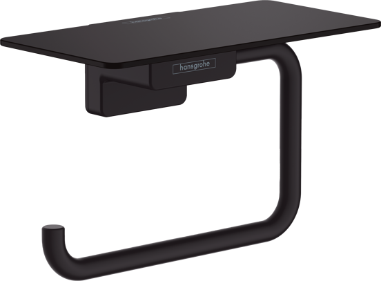 Hansgrohe AddStoris Wc-rol houder mat zwart