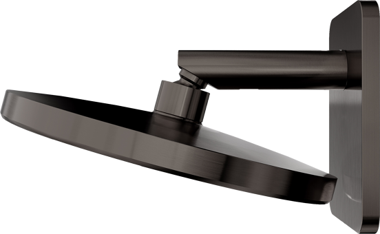 BLAUFOSS Smartbox Softline thermostatische kraan Inbouw regendoucheset met regendouchekop Ø25cm brushed gunmetal