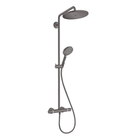 Hansgrohe Croma Select S280 opbouw regendoucheset thermostatische kraan brushed black chrome
