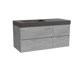 Storke Edge meuble salle de bains avec plan vasque Scuro High