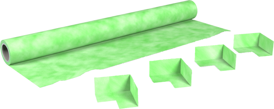 Greenlox set waterdichtingsmat 5 m² + 4 hoeken