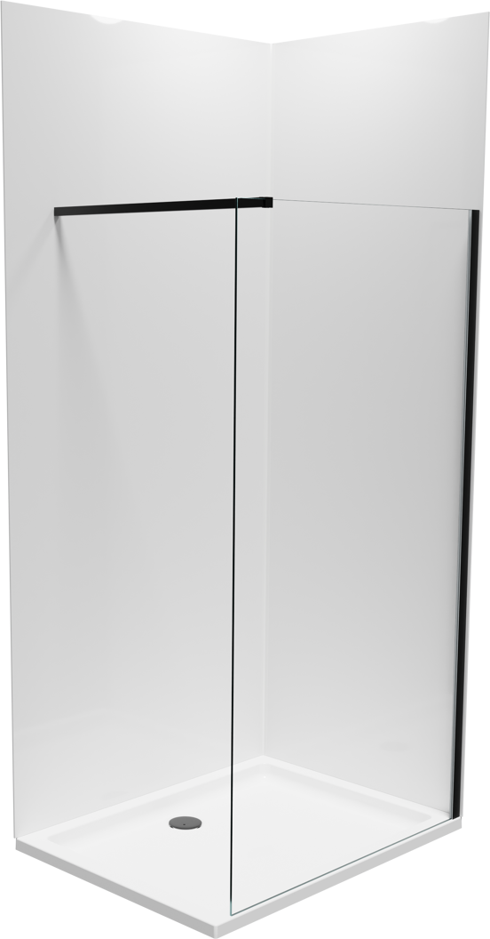 Linie Wall panneaux muraux de douche 120 x 90 x 260 cm acrylique blanc brillant