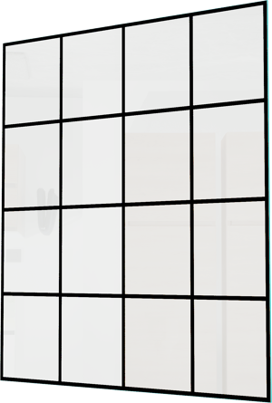 Balmani Modular paroi de douche Grid 176 x 200 cm