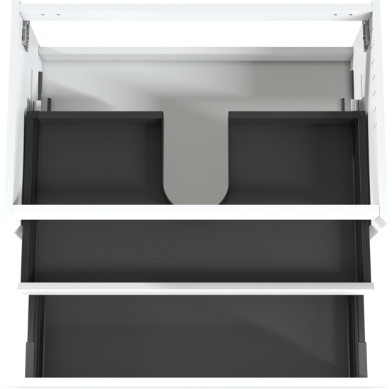 Balmani Idra meuble sous-vasque suspendu 90 x 55 cm blanc mat 2 tiroirs