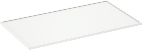 Balmani Bordo enkel tablet matte Solid Surface 90 x 49 cm