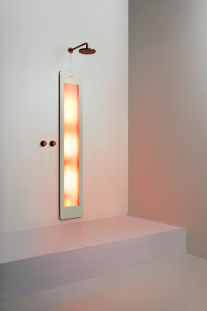 Sunshower One L Infrarot Unterputz sand white