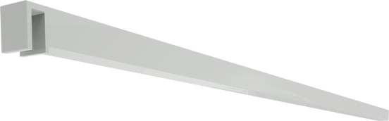 Balmani Modular Flat stabilisatiestang 120cm mat wit