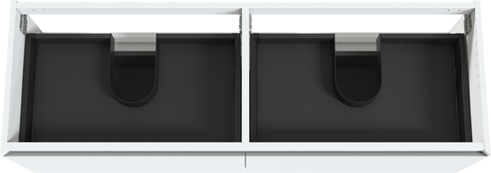 Balmani Idra zwevende wastafelonderkast 180 x 55 cm mat wit 4 lades