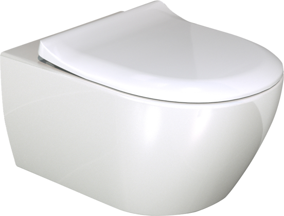 Villeroy & Boch Subway 2.0 wc suspendu blanc brillant bride de rinçage fine avec abattant fin