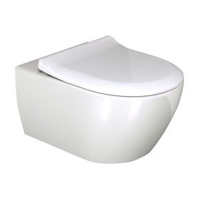 Villeroy & Boch Subway 2.0 wc suspendu blanc brillant bride de rinçage fine avec abattant fin