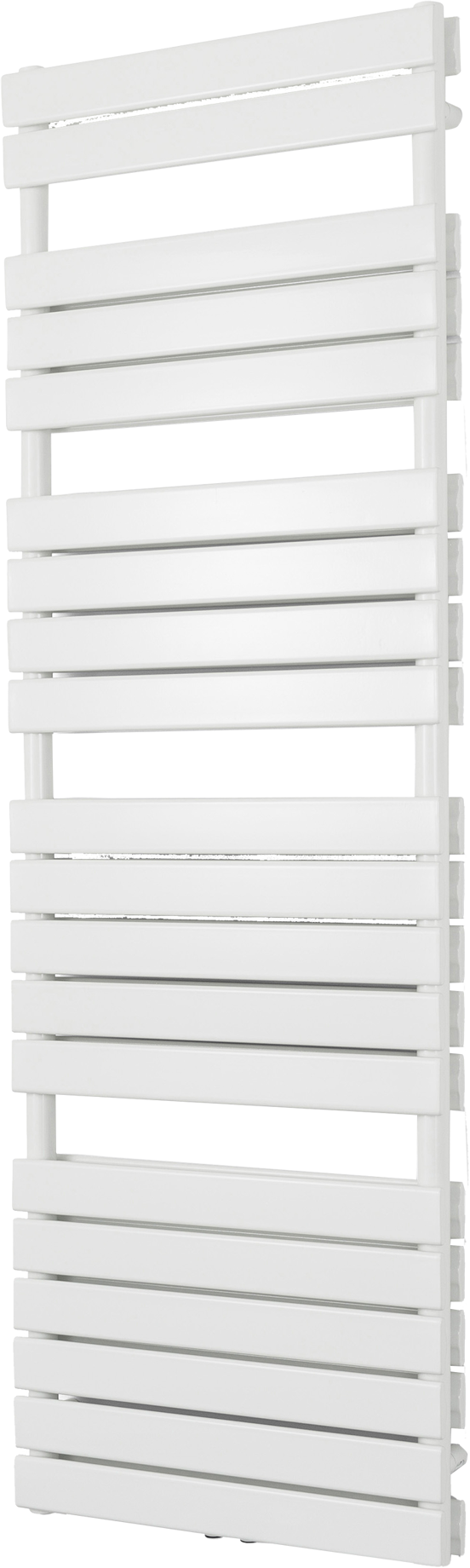 Vipera Vulcan dubbele handdoekradiator 60 x 183,5 cm centrale verwarming mat wit zij- en middenaansluiting 1.975W