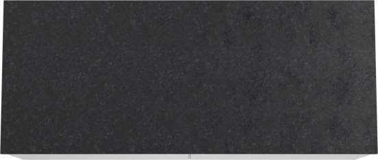 Balmani Mitra meuble salle de bains suspendu 135 x 55 cm blanc mat avec Stretto tablette simple ou double en granit noir
