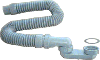 Santeg flexible siphon pour baignoire sans trop-plein