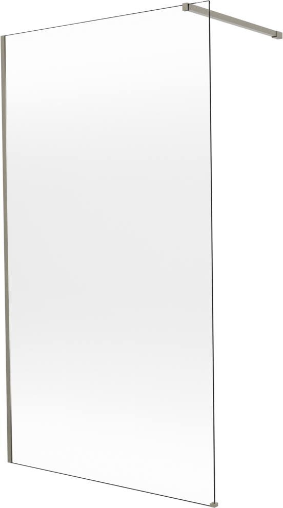 Balmani Modular douche à l'italienne: 120 x 200 cm, Permafrost, avec coating, Profil Gris pierre