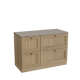 Balmani Lemon badkamermeubel met Stretto wastafelblad voor waskom(men)