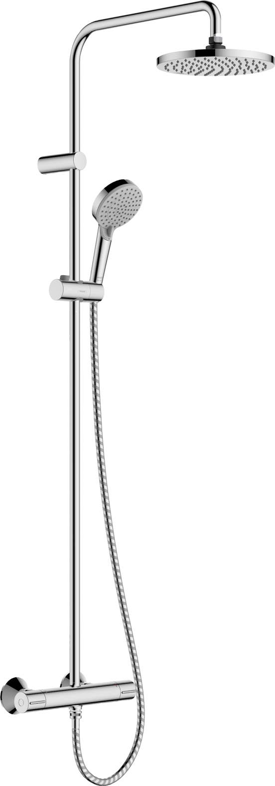 Hansgrohe Vernis Blend colonne de douche de pluie robinet thermostatique chrome brillant