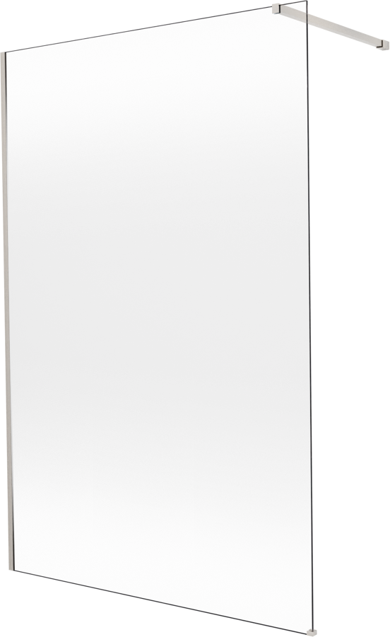 Balmani Modular inloopdouche: 140 x 200 cm, Permafrost met coating, Brushed CoolMetal profielen