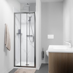 Linie Cadiz driedelige douche schuifdeur