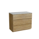 Storke Edge meuble salle de bains avec tablette pour vasques Tavola