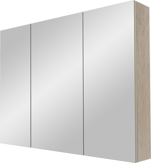 Linie Montro spiegelkast 100 x 75 cm grijze eik