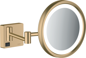Hansgrohe AddStoris Kosmetikspiegel mit Vergrößerung brushed bronze