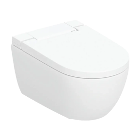 Geberit Aquaclean Alba douche toilet glanzend wit randloos