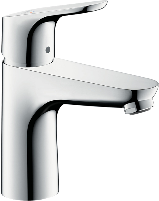 Hansgrohe Focus 100 Coolstart Waschbecken Armatur: Chrom glänzend