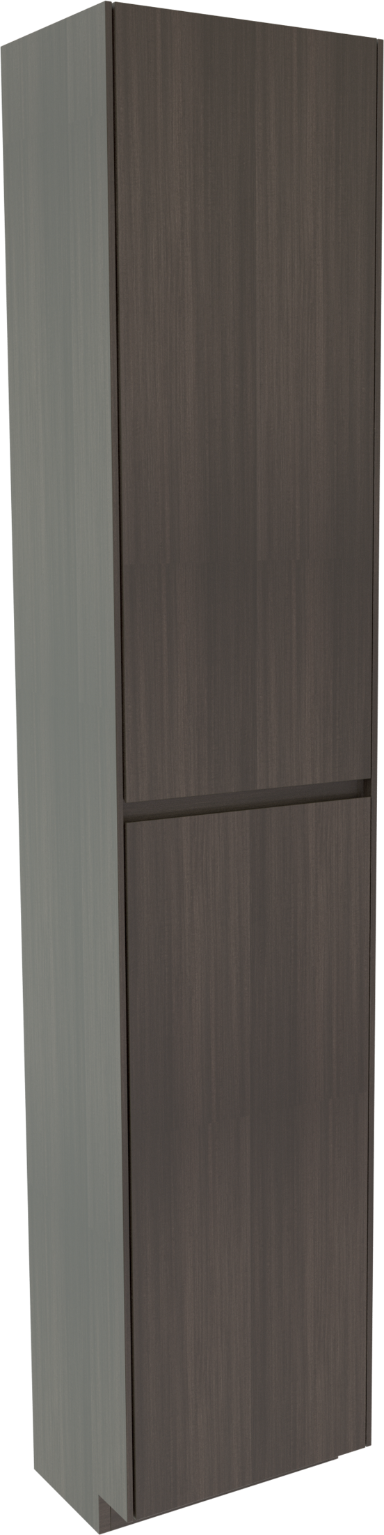 Storke Edge staande badkamerkast rechts donkere eik 40 x 30 x 200 cm
