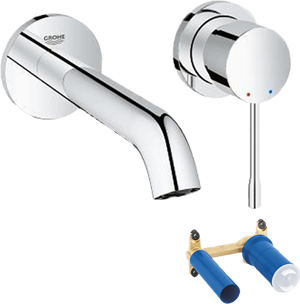 Grohe Essence M Inbouw wastafelkraan chroom incl. inbouwelement