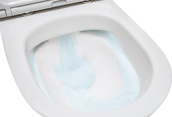 Luca Varess Santino staand toilet hoogglans wit randloos