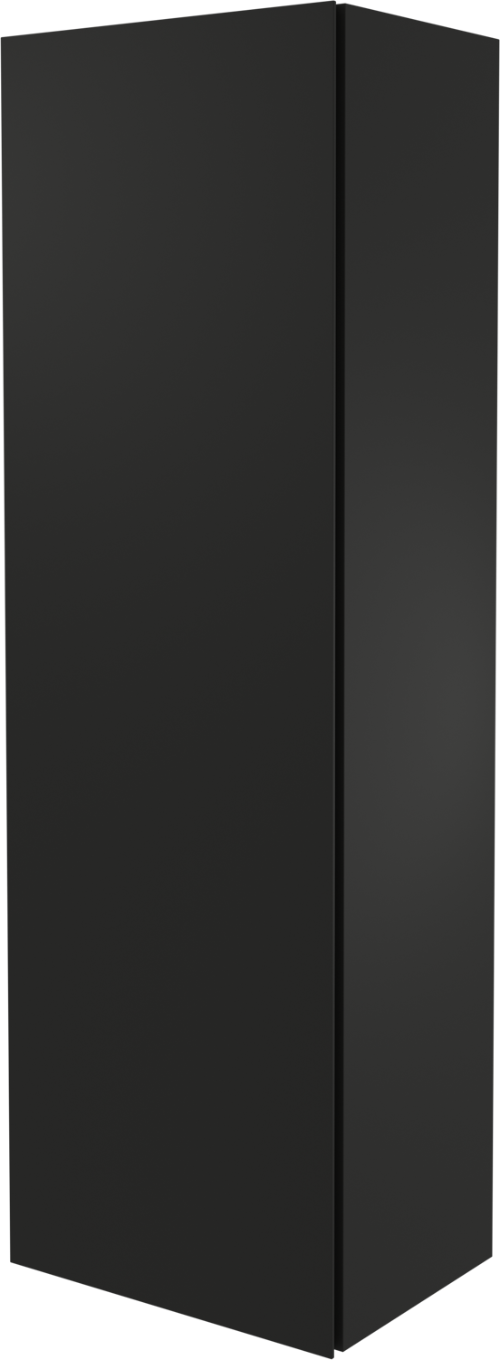 Storke Edge zwevende badkamerkast mat zwart 40 x 30 x 125 cm