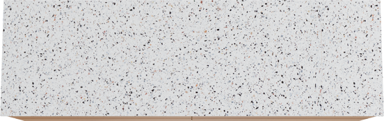 Balmani Mitra zwevend badkamermeubel 180 x 55 cm teak met Stretto enkel of dubbel tablet in mat wit/zwart terrazzo