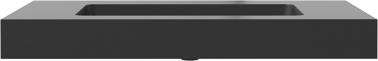Storke Scuro High plan simple quartz mat 85 x 52 cm